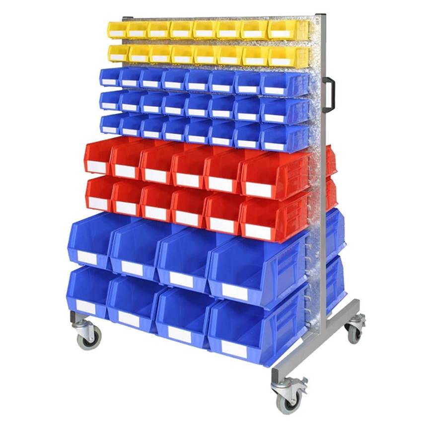 Picture of Bin Trolleys with Louvred Panels